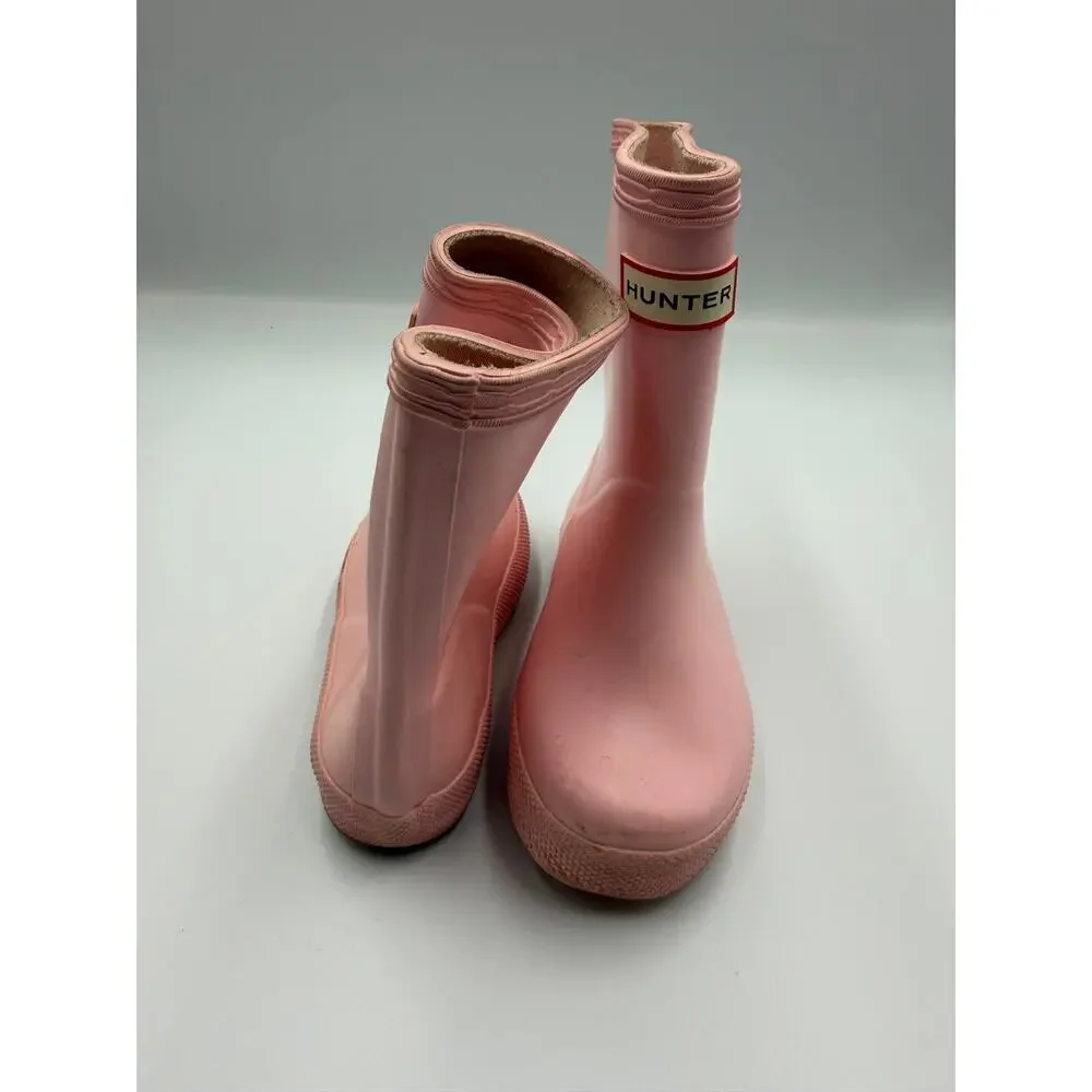 Hunter kids rainboot light pink girls 7c
